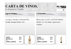 Carta de Vino/momentos