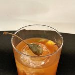 Nafta con Mezcal Vida en alcaparras, amontillado, vainilla y lima en Glace Córdoba.