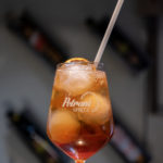 APEROL SPRITZ. clásico italiano en glace louynge bar, Córdoba.